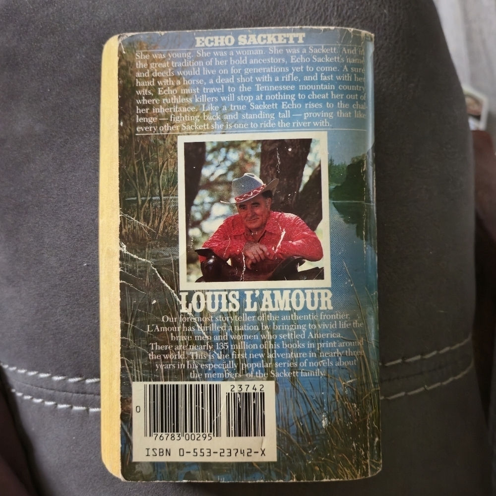 Louis L’Amour Ride The River 1983 Vintage Paperback The Sacketts #17 - Picture 5 of 10